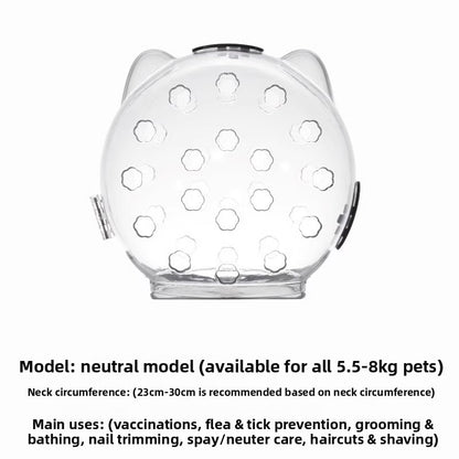 Adjustable Pet Safety Mask for Grooming